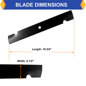 KOFINAM blades in use on mower deck provide steady cuts.