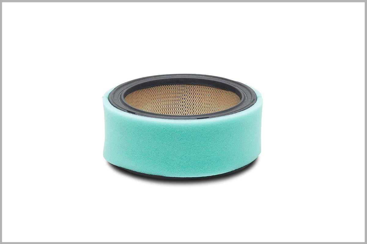 Kohler foam pre-cleaner in kit protects air filters from debris during service.