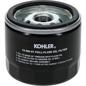 Kohler oil filter replacement image demonstrates easy installation and proper fit