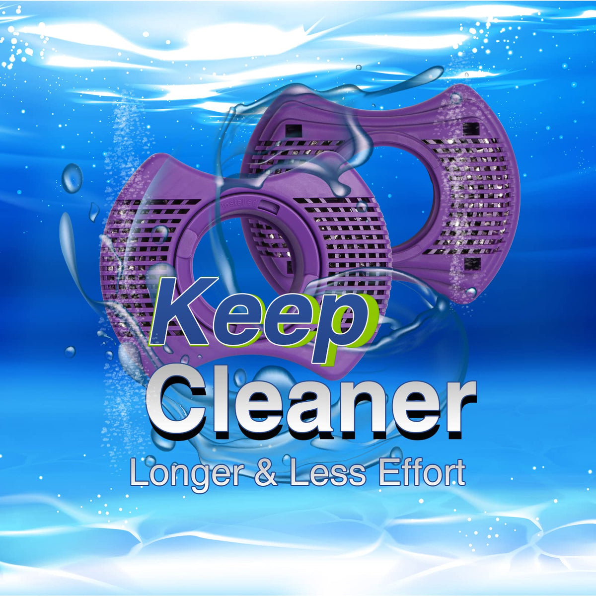 KOIOYA Vision filter in use supports steady flow and bathers' comfort