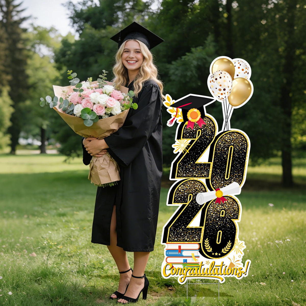 KOITHE 2026 yard decor ideal for lawn displays and photo backdrops
