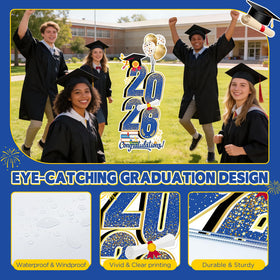 KOITHE 2026 yard sign bright print for vibrant graduation decor