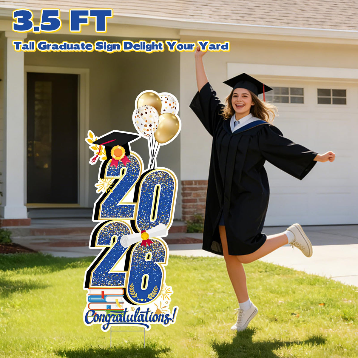 KOITHE 2026 yard sign weather-resistant plastic withstands sun and rain