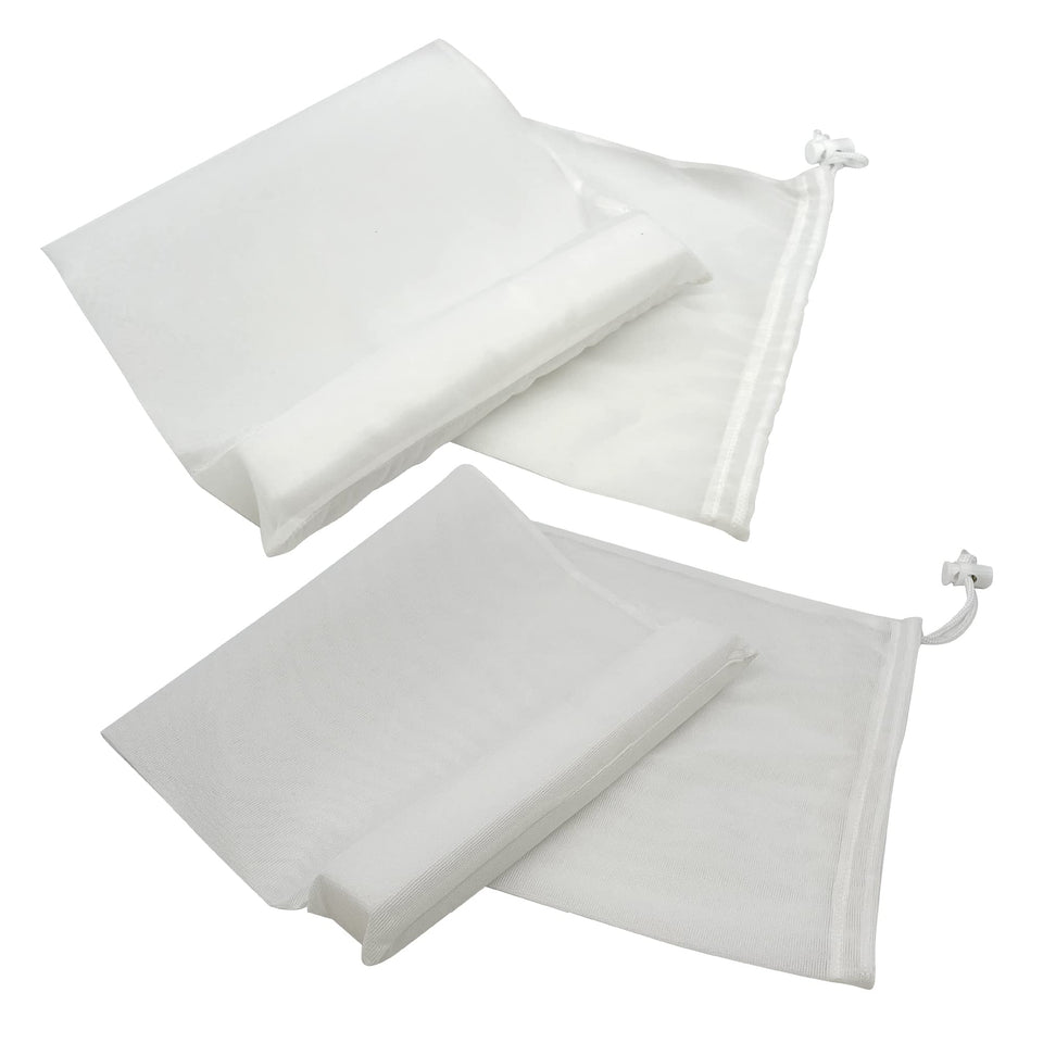 Kokido Xtrovac standard filter bag catching leaves and large debris for efficient cleaning