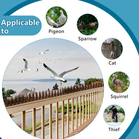 Kokmeiya raccoon deterrent spikes keep trash areas clean
