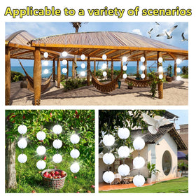 KOKMEYA 24-hanging decorations pack for versatile setup.
