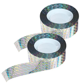 KOKMEYA Bird Scare Tape on eaves deters birds with sun glare