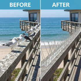 KOKMEYA durable weather-resistant bird spikes withstand rain and sun