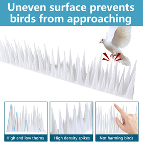 KOKMEYA bird spikes fence installation for secure mounting.