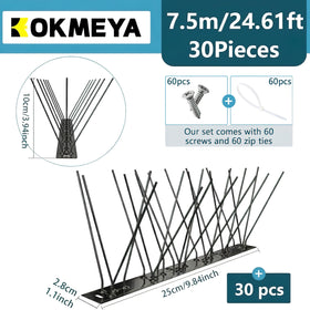 KOKMEYA bird spikes on roof edge keep rooftops clean and birds away