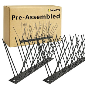 KOKMEYA bird spikes for outdoor installation deter perching and nesting