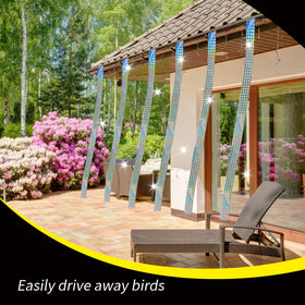 KOKMEYA yard and orchard safety tape reduces bird visits and preserves outdoor spaces.