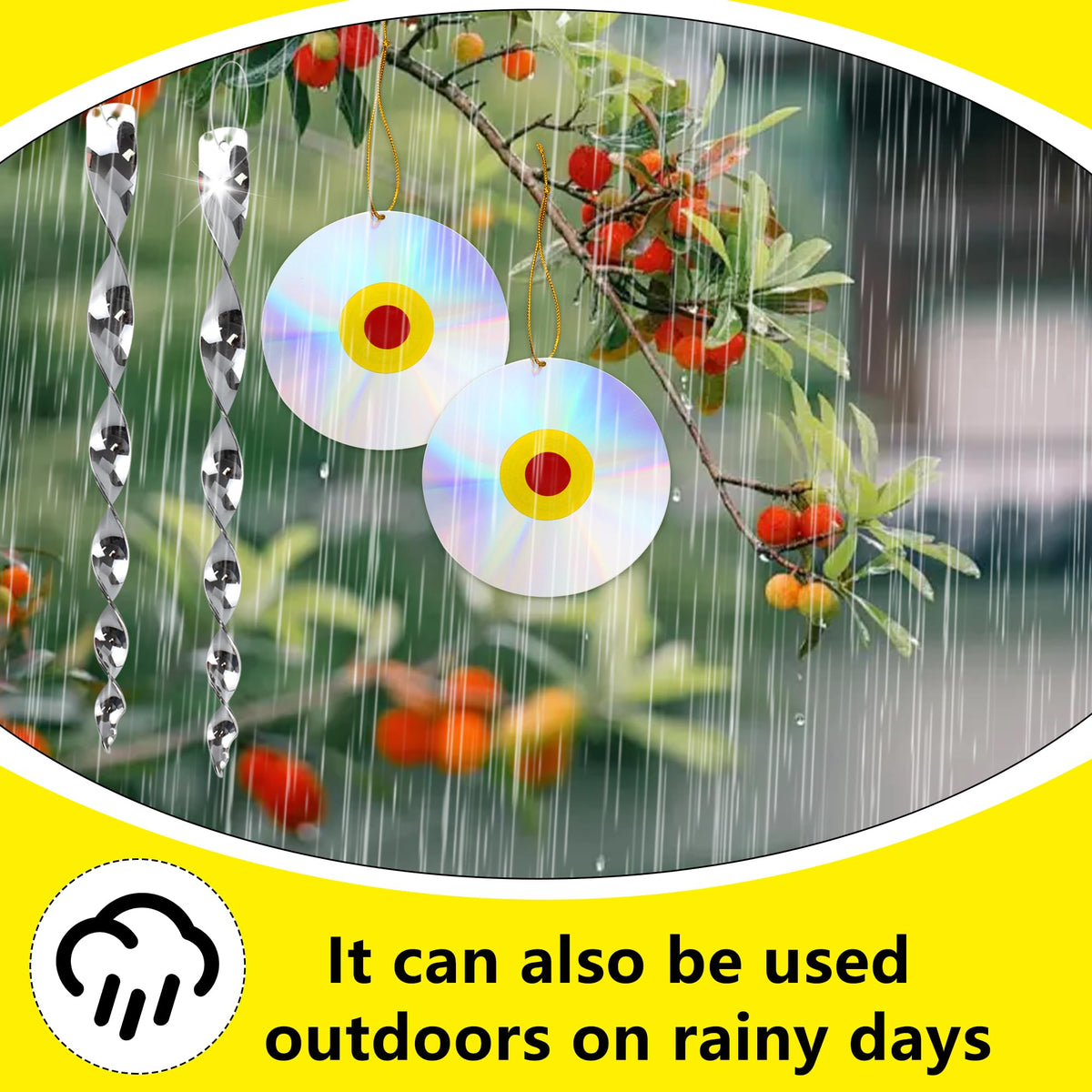 KOKMEYA complete outdoor bird deterrent kit for balconies and gardens.