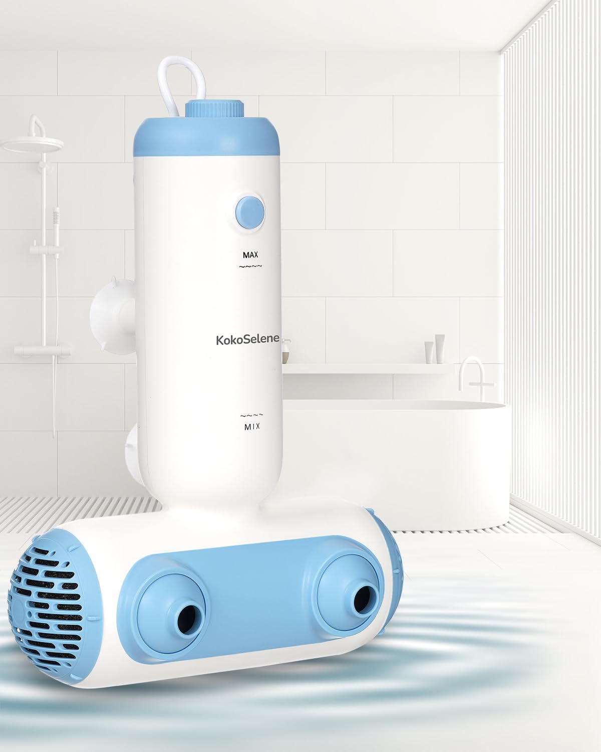 KokoSelene Bath Jets with swivel jets for targeted relief