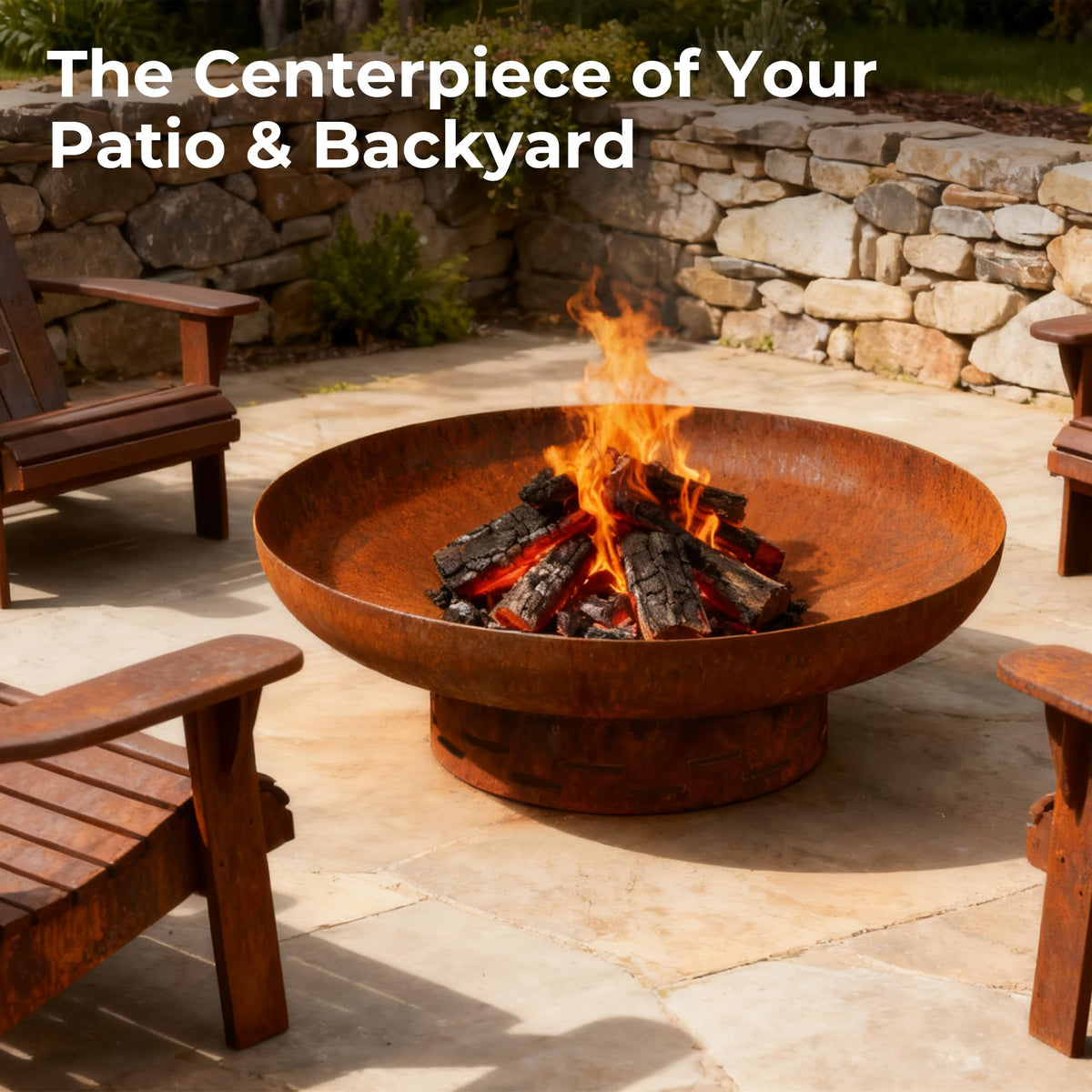 KOL Fire Pit easy ash cleanup keeps maintenance simple.