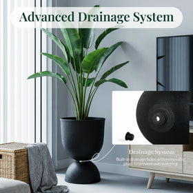 KOL planters with drainage holes keep roots healthy for plants
