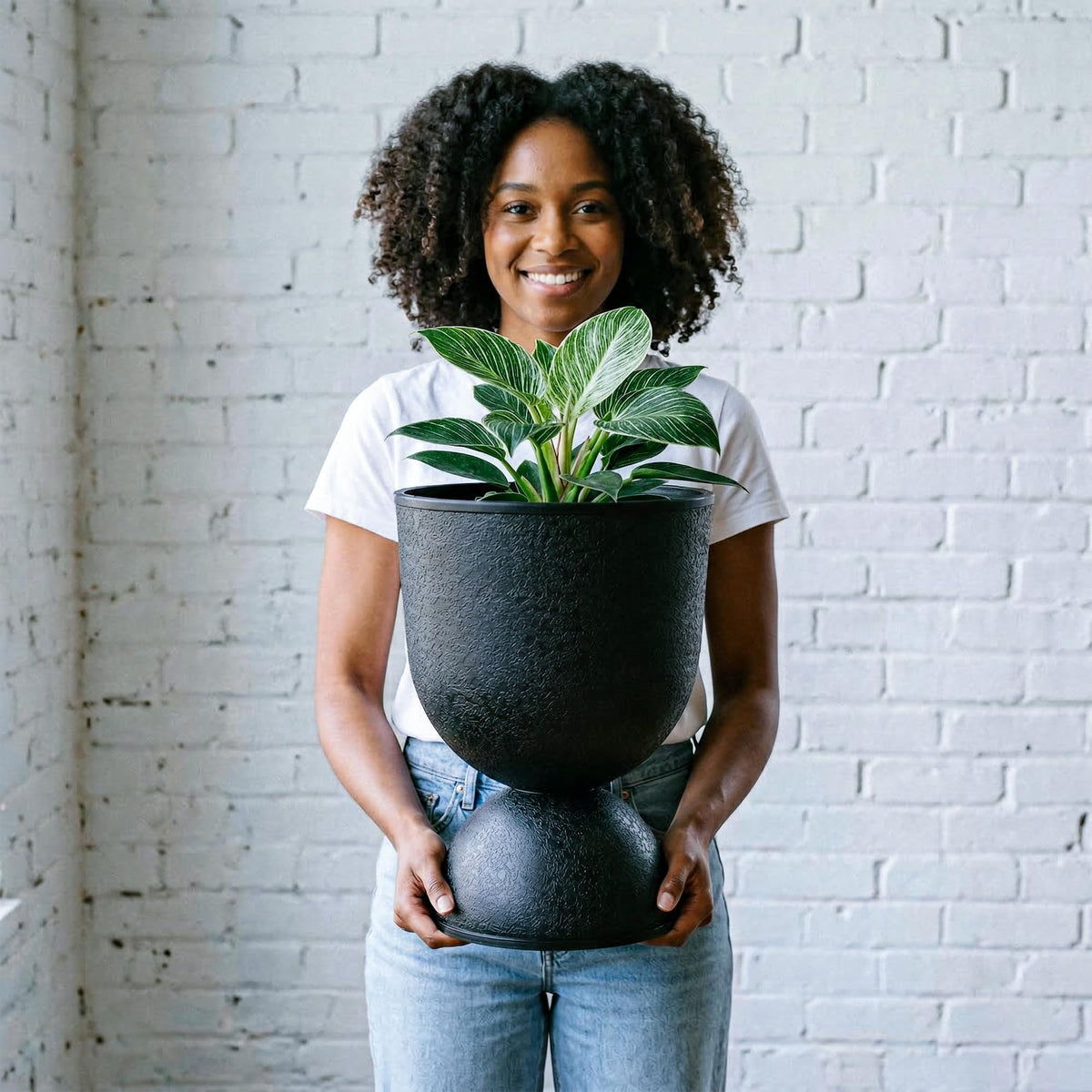 KOL planters large outdoor planters resist sun and rain