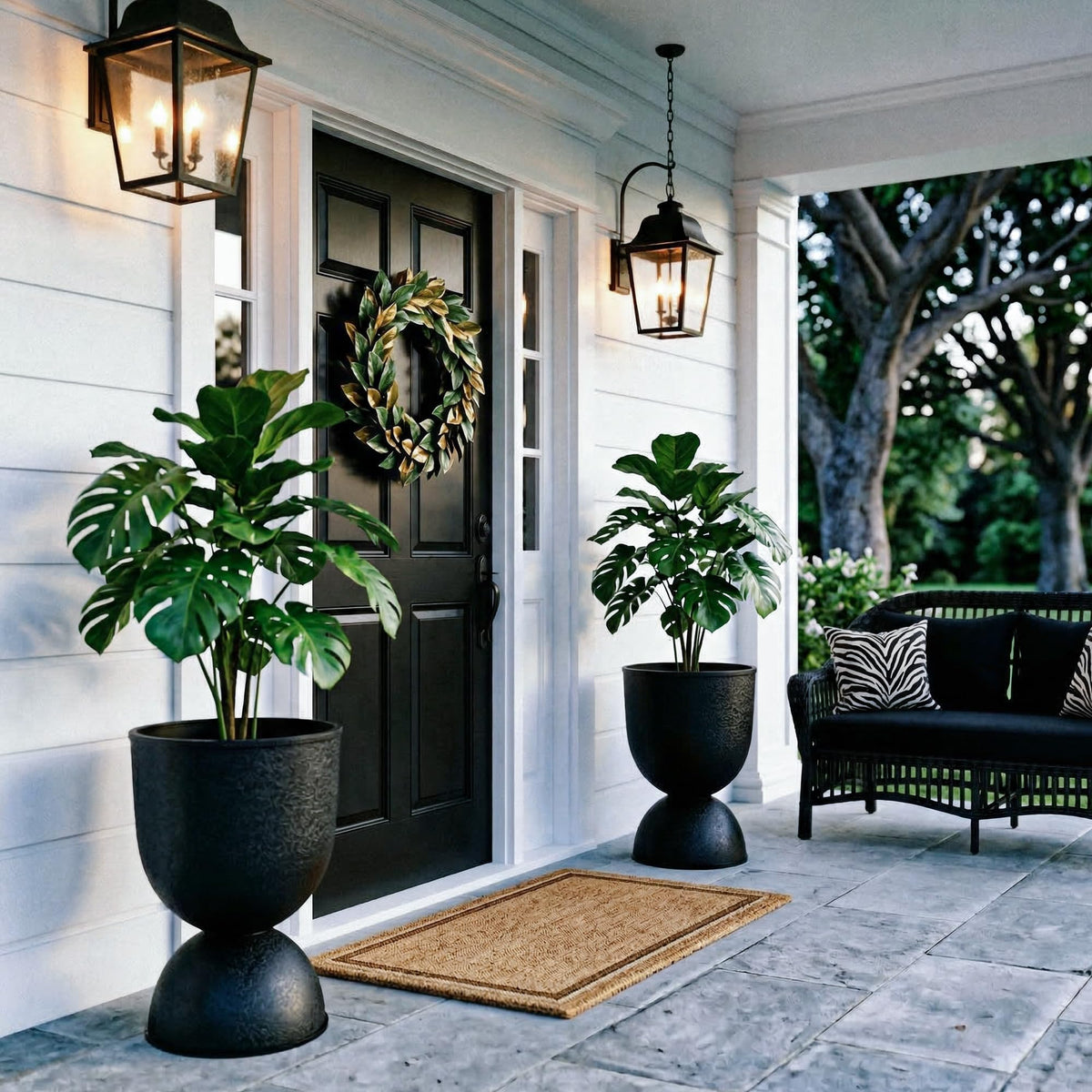 KOL planters sculptural urn pots suitable for indoor and outdoor decor