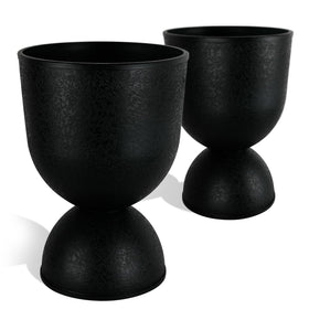 KOL Planters tall urn pedestal indoor, ideal for entryways and greenery.