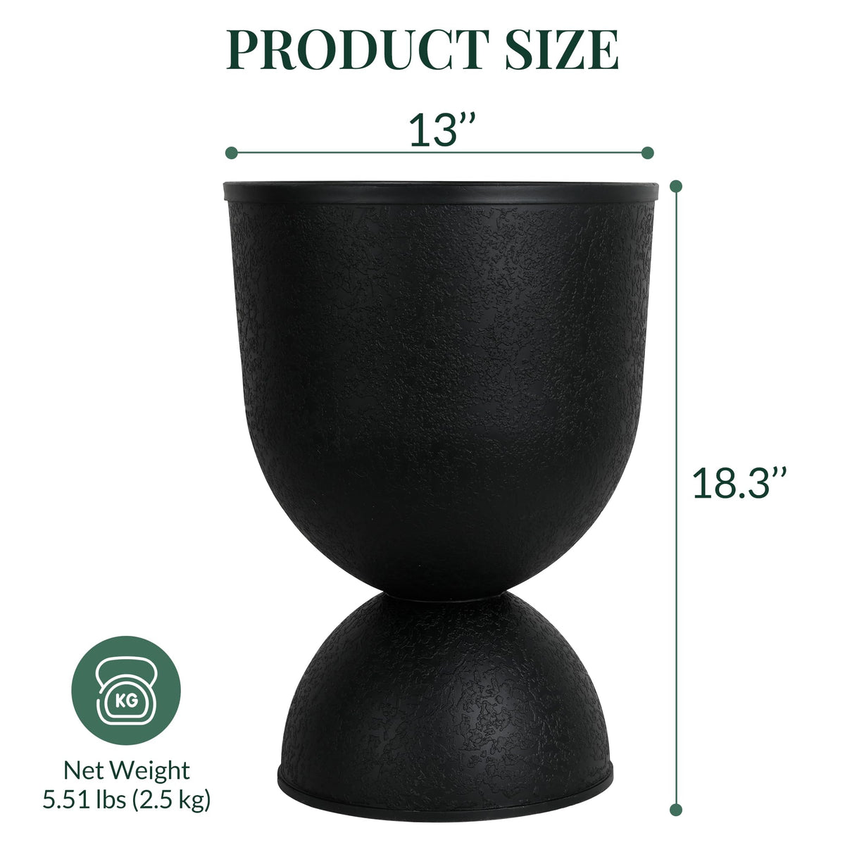 KOL planters versatile pots for live or artificial greenery