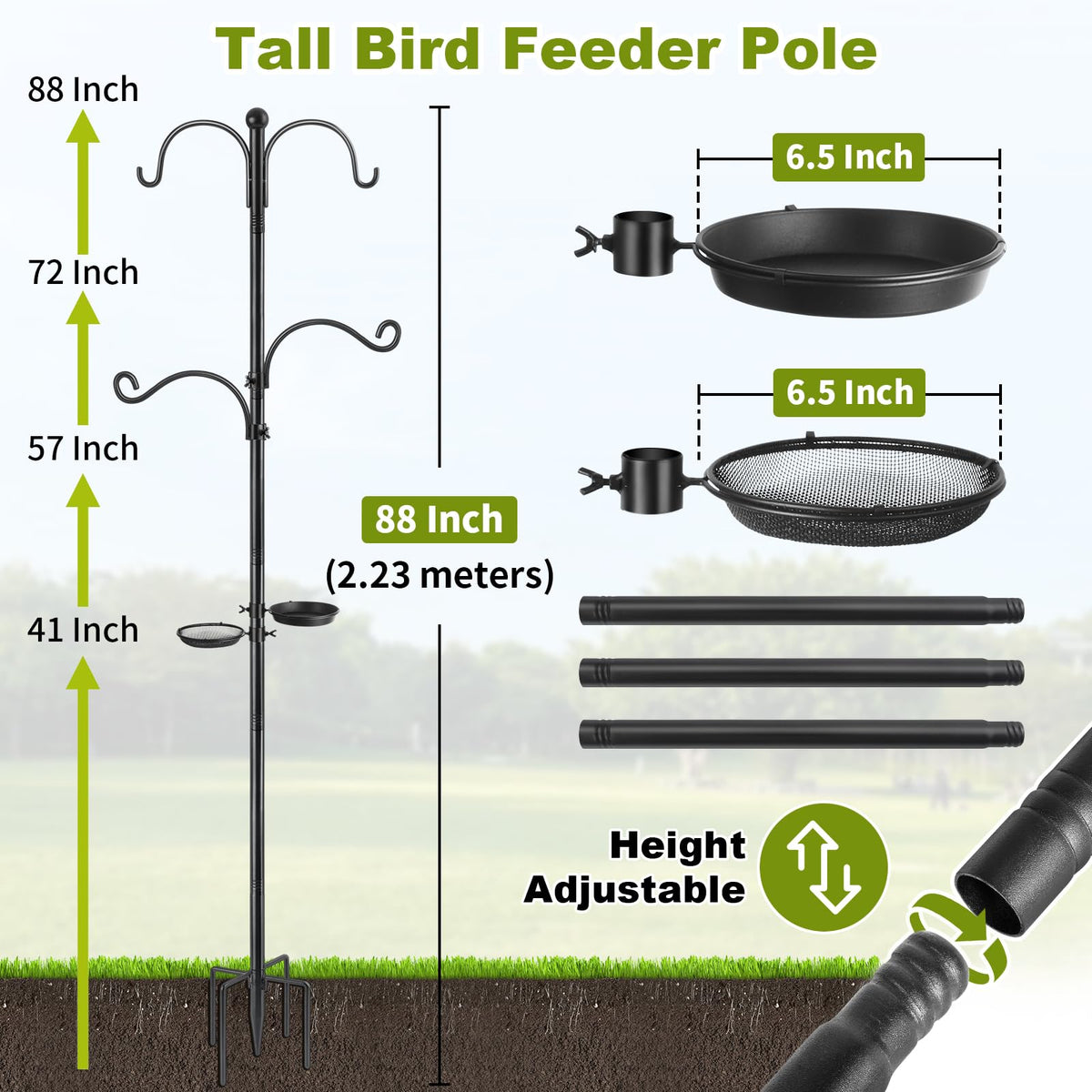 KOLAKO water bowl and seed tray invite visiting birds to feed.