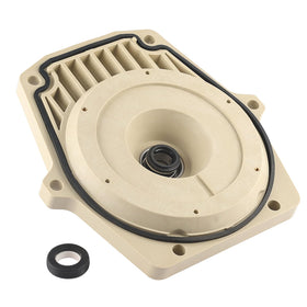 Kolasina seal plate closeup shows sturdy PET construction for long-lasting pool pump seals.