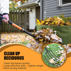 KOLEIYA 57-inch garden fork provides reach to work without bending.
