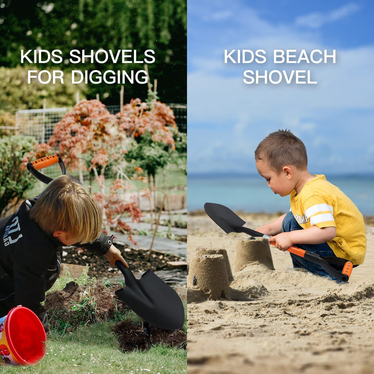 KOLEIYA camping shovel fits in car trunk or backpack