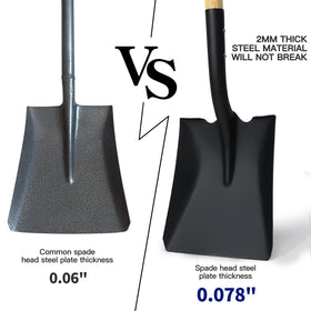 KOLEIYA camp-ready shovel fits in a trunk for outdoor use.