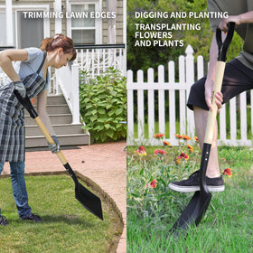 KOLEIYA gravel transfer shovel helps move stones on flat surfaces.