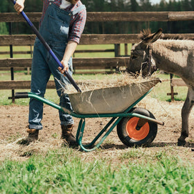 KOLEIYA pitchfork in mulch working mode for easy editing.