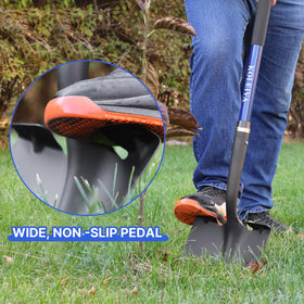 KOLEIYA shovel foot pedals enable powerful leverage for easier digging