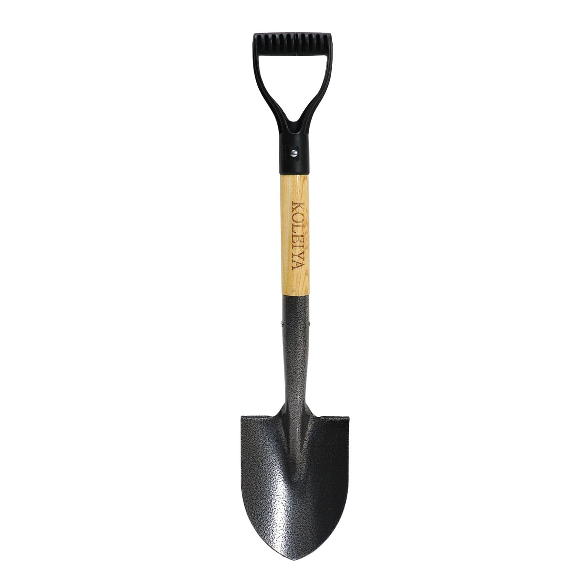 KOLEIYA small short-handle shovel, 28-inch reach for versatile gardening and sand tasks.