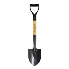 KOLEIYA small short-handle shovel, 28-inch reach for versatile gardening and sand tasks.