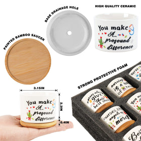 Kolewo4ever nurse gift set featuring bamboo trays for organized display.