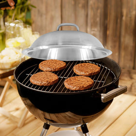 Komokeru dome doubles as a warm-plate cover for serving.