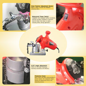 KonKell compatibility with 1/4 to 3/8 inch pitch chains
