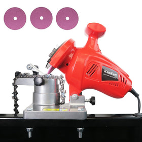 KonKell electric chainsaw sharpener with 250W motor for fast sharpening