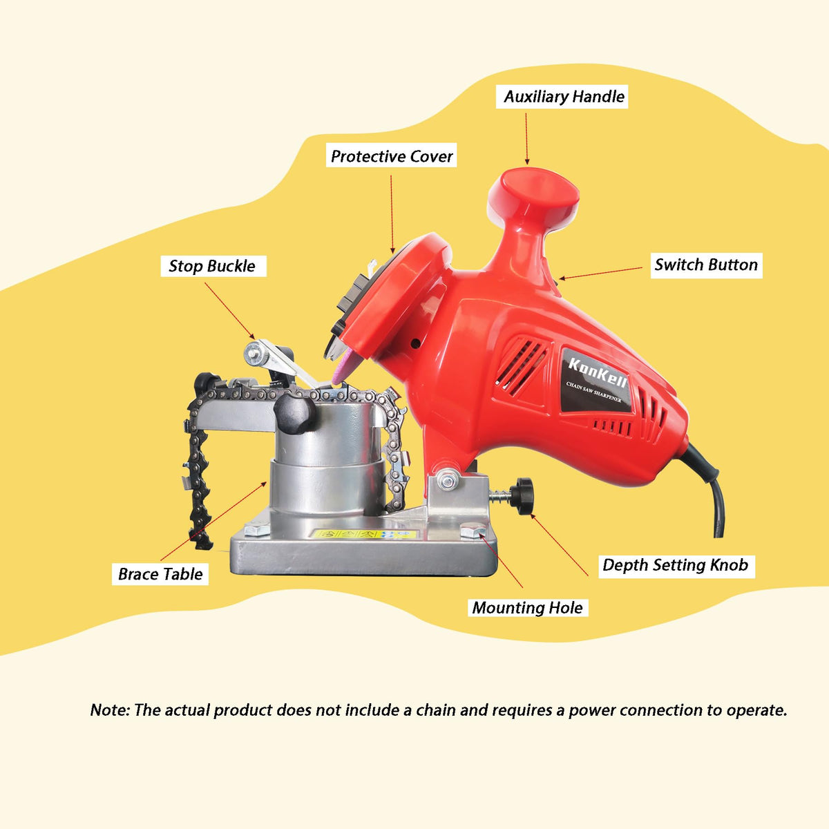 KonKell lightweight, compact design for easy transport