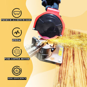 KonKell mountable base provides stable sharpening at any workspace