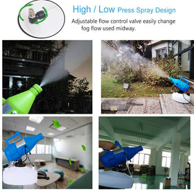 Konideke 30ft spray range covers large areas in one pass.