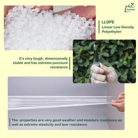 Clear film from Konload grafting tape aids easy application and visibility.