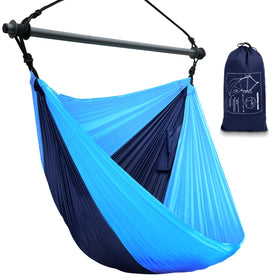 Konosnd Hammock Chair folded compact for easy travel and storage.