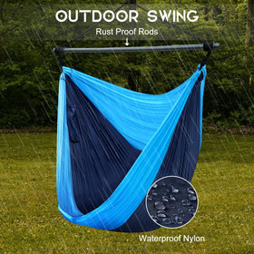 Konosnd Hammock Chair travel-friendly pack fits in a backpack.