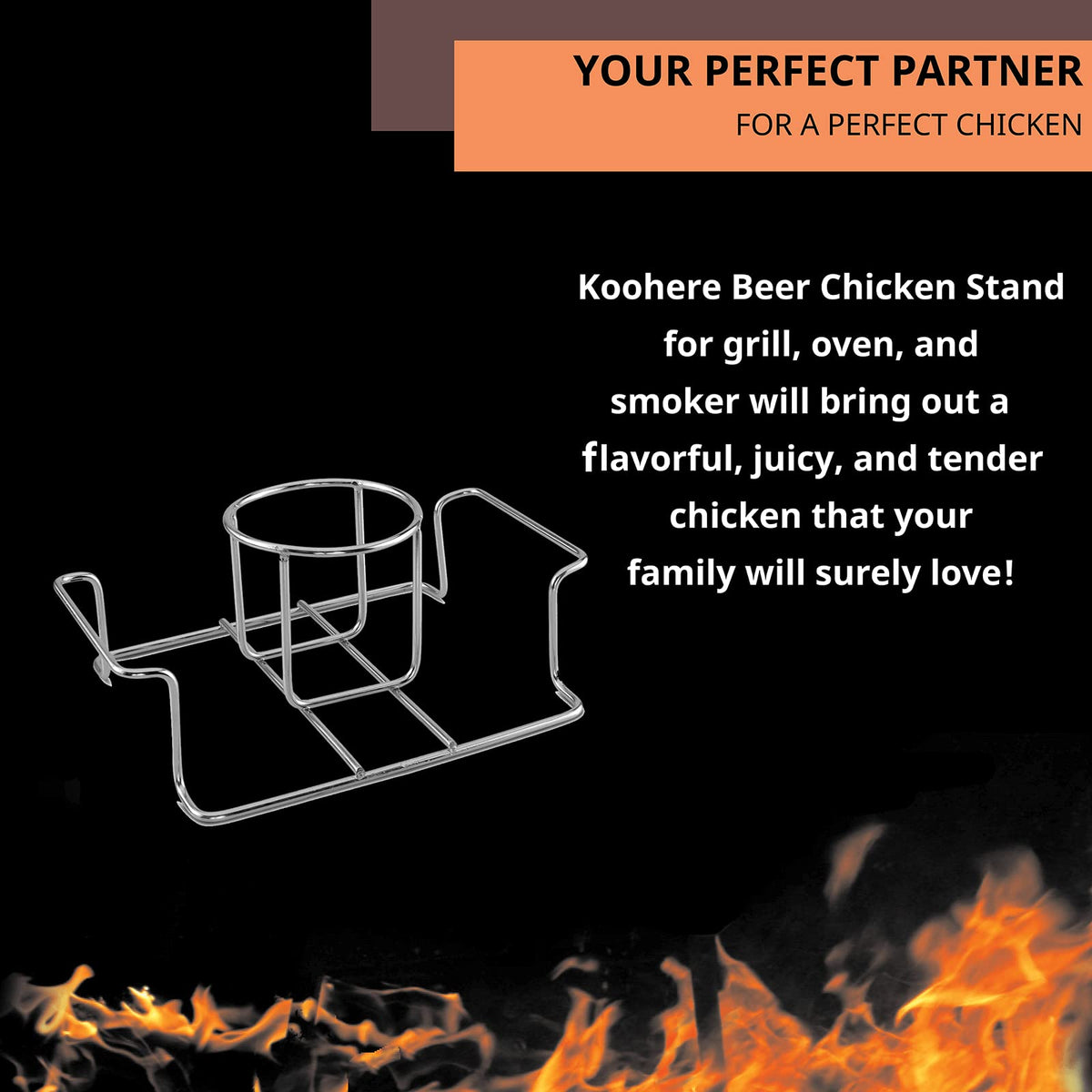 Koohere stainless steel design is dishwasher-safe for quick cleanup.