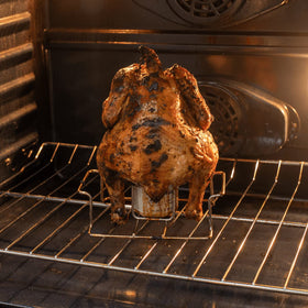 Koohere manual included with setup tips for beer can chicken.
