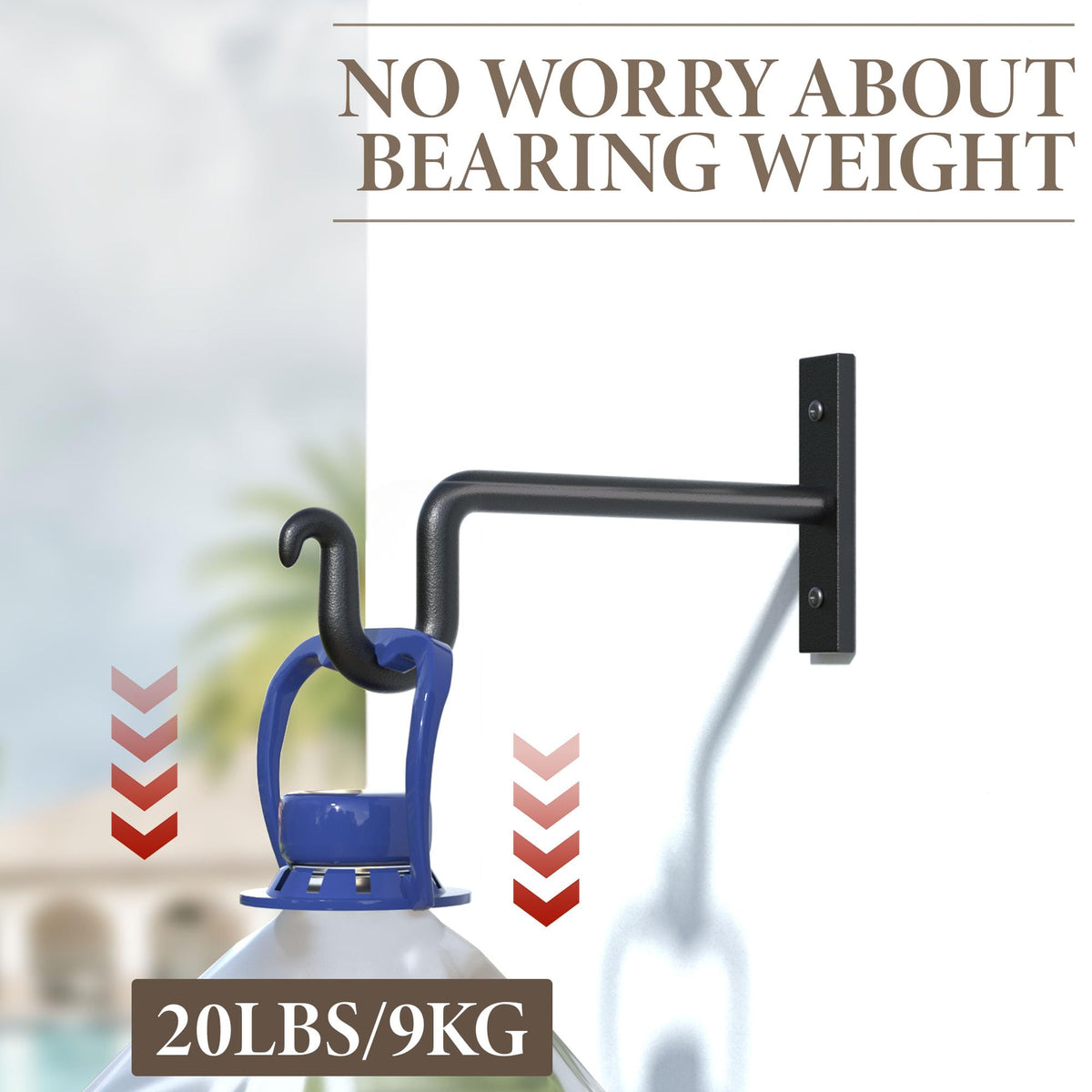 KOOKASHOP 2 pack plant hanger supports up to 20 lbs for plants and décor
