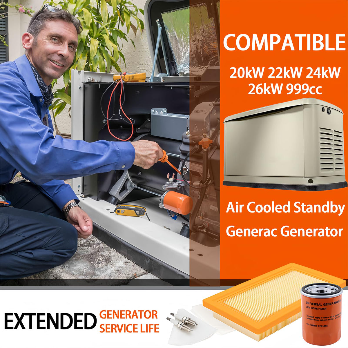 KOONDHEEND 6485 air filter supports clean air intake for reliable startups