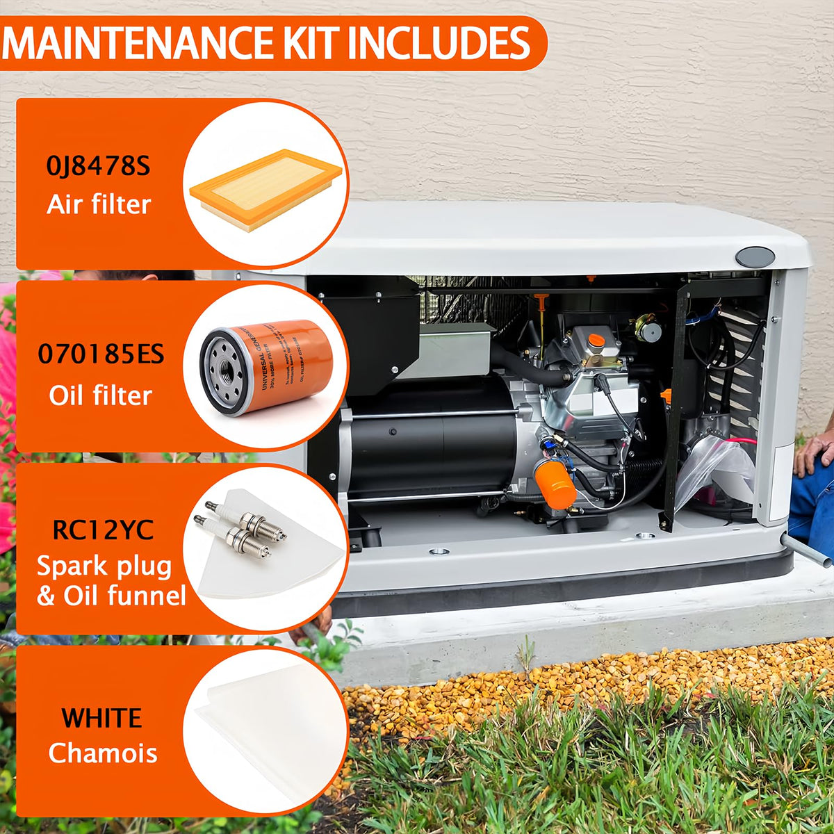 KOONDHEEND guardian-series compatibility graphic highlights broad generator fit