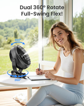 Koonie offers 3 speeds and 2 spray modes for flexibility